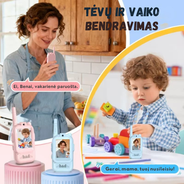 Vaikiškos video racijos su ekranu (2 vnt.)