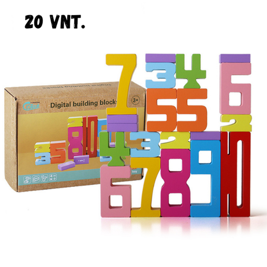 Medinė edukacinė skaičių dėlionė