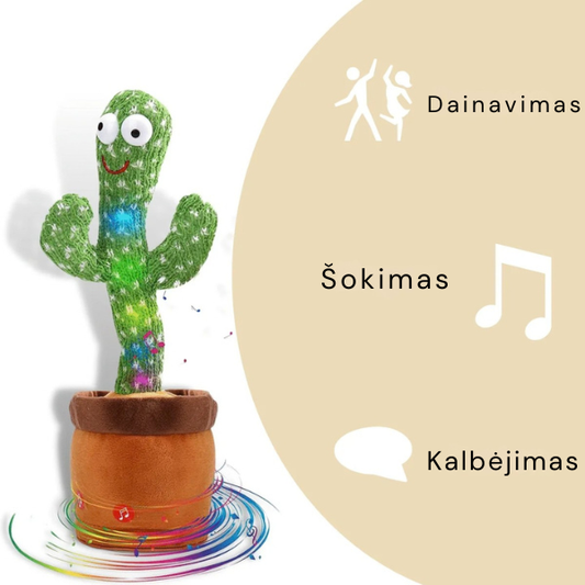 Šokantis ir kalbantis kaktusas