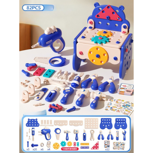 Kūrybinė įrankių dėžė - stalas vaikams