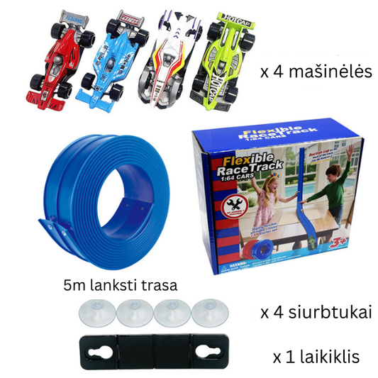 Lanksti lenktyninė trasa vaikams