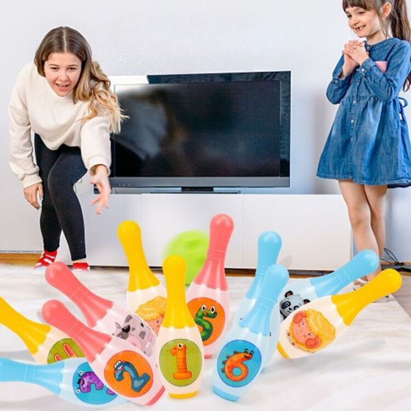 Spalvotas boulingas mažiesiems