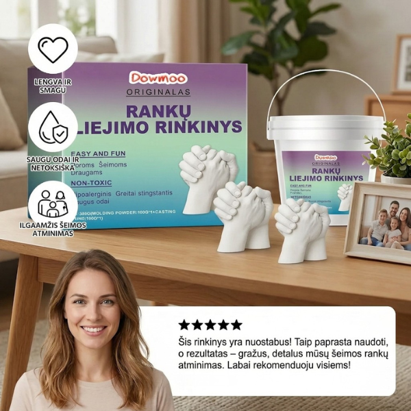 3D rankų liejimo rinkinys