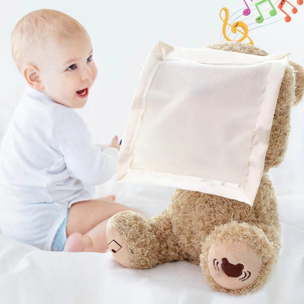 Interaktyvus pliušinis meškiukas "Peek A-Boo"