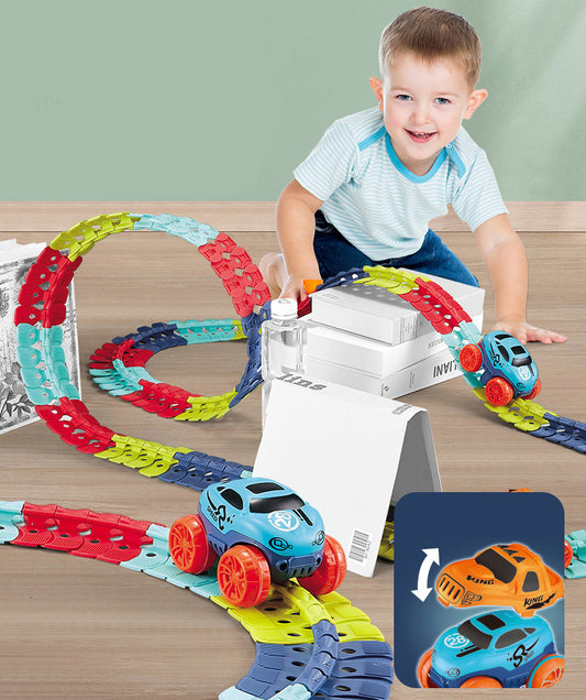 Antigravitacinė lenktynių trasa su automobiliu