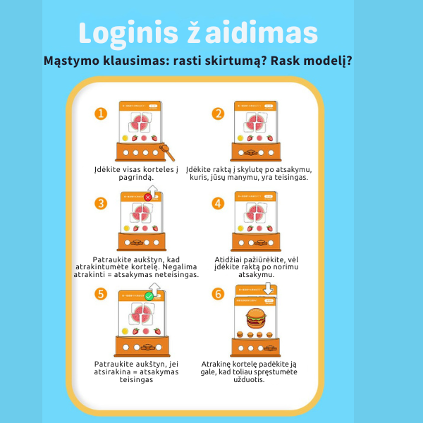 Loginis galvosūkių žaidimas vaikams