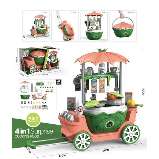 4in1 žaidimų vežimėliai vaikams