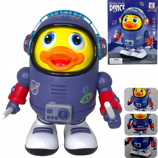 Interaktyvi šokanti antis - kosmonautė