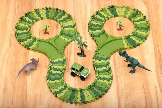 Antigravitacinė Dino lenktynių trasa vaikams