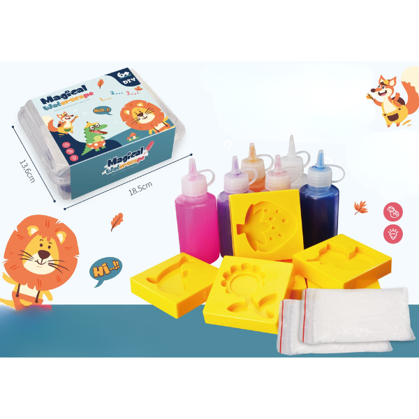 Kūrybinis rinkinys vaikams – 3D gelio figūrėlės