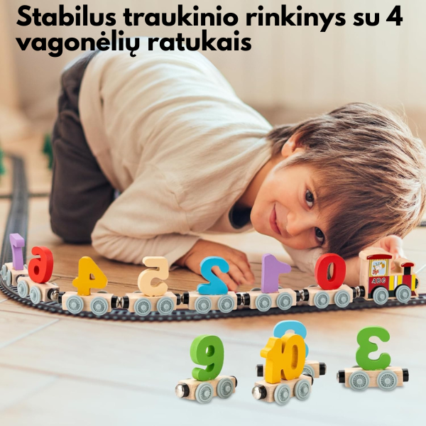Magnetinis medinių skaičių traukinys