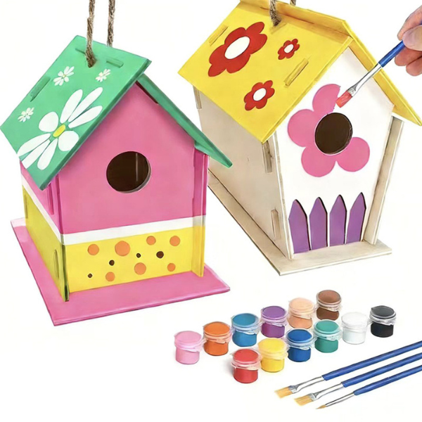 DIY medinis inkilėlis vaikams