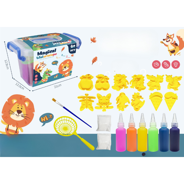 Kūrybinis rinkinys vaikams – 3D gelio figūrėlės