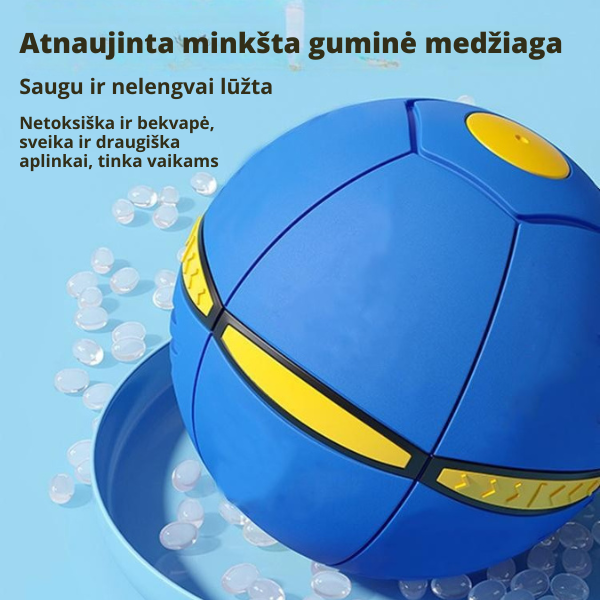 Magiškas šokinėjantis kamuolys „Skraidantis diskas“