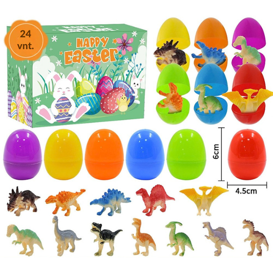 Velykiniai kiaušiniai su žaisliukais viduje