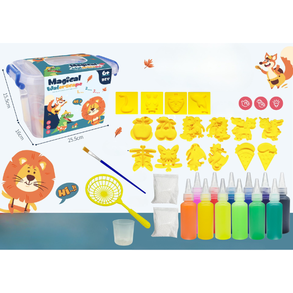 Kūrybinis rinkinys vaikams – 3D gelio figūrėlės