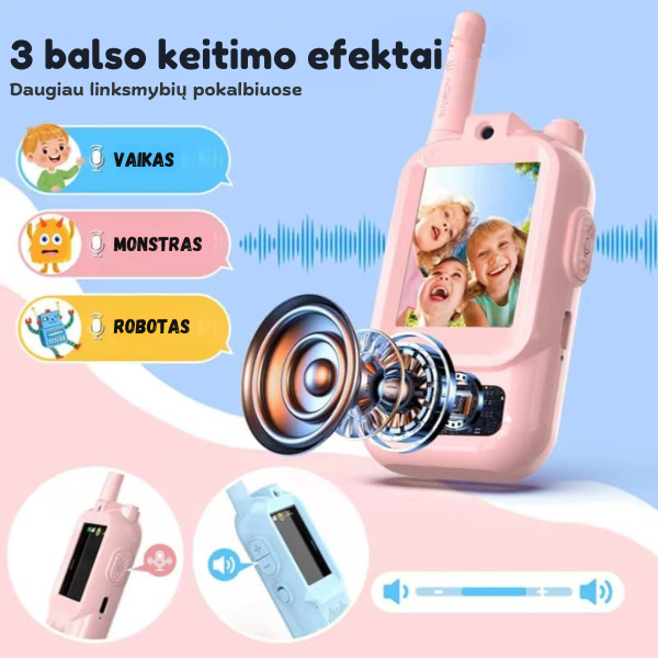 Vaikiškos video racijos su ekranu (2 vnt.)