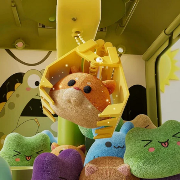 Interaktyvus žaislinis automatas su žaislais