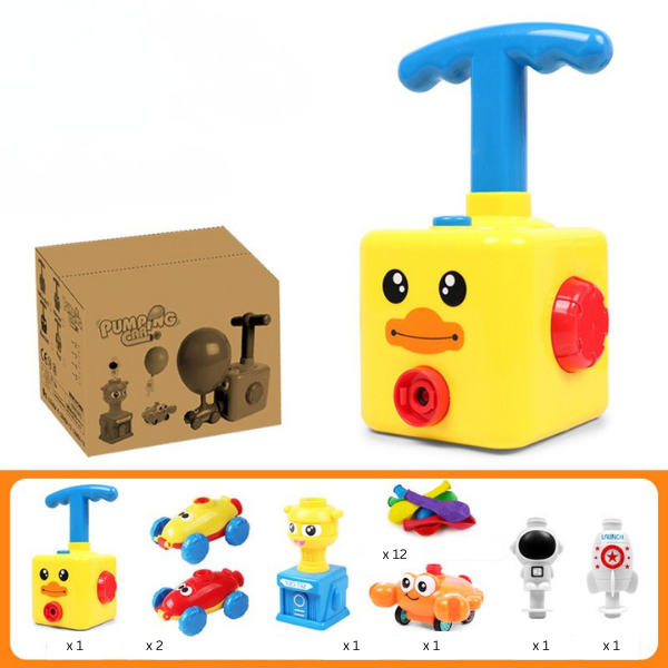 Balionu varomų mašinėlių paleidimo rinkinys