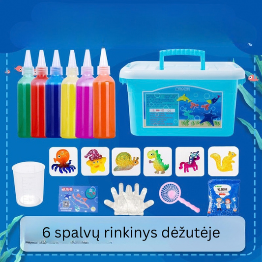 Stebuklingas vandens figūrėlių kūrimo rinkinys
