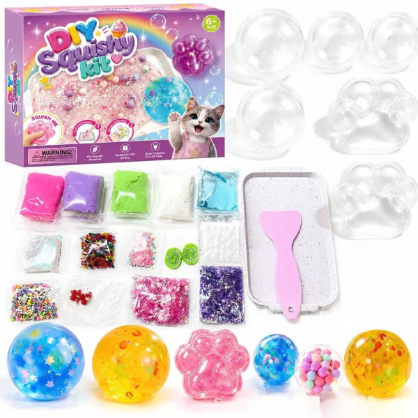 DIY minkšto kamuoliuko gamybos rinkinys (squishy)