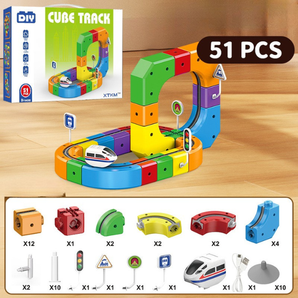 Magnetinė antigravitacinė trasa su traukinuku