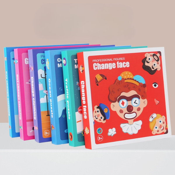 Edukacinis emocijų pažinimo magnetinis dėlionės žaidimas