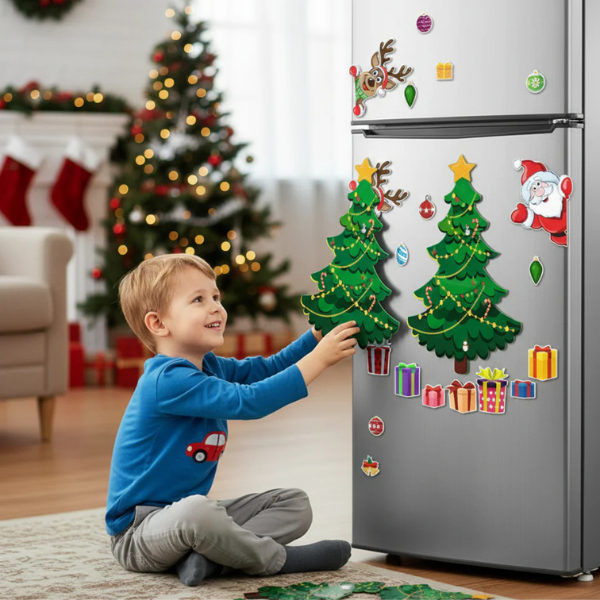 Kalėdinis Montessori magnetinis lipdukas