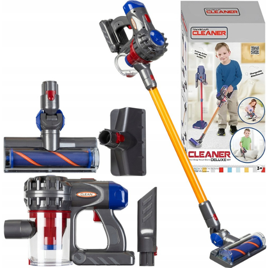 Vaikiškas belaidis dulkių siurblys 4 in 1 su garso efektais