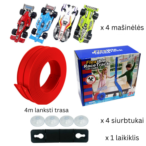 Lanksti lenktyninė trasa vaikams