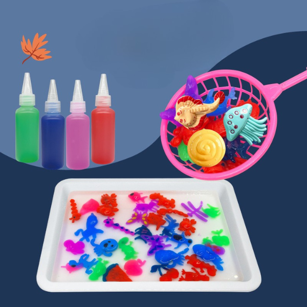 Kūrybinis rinkinys vaikams – 3D gelio figūrėlės