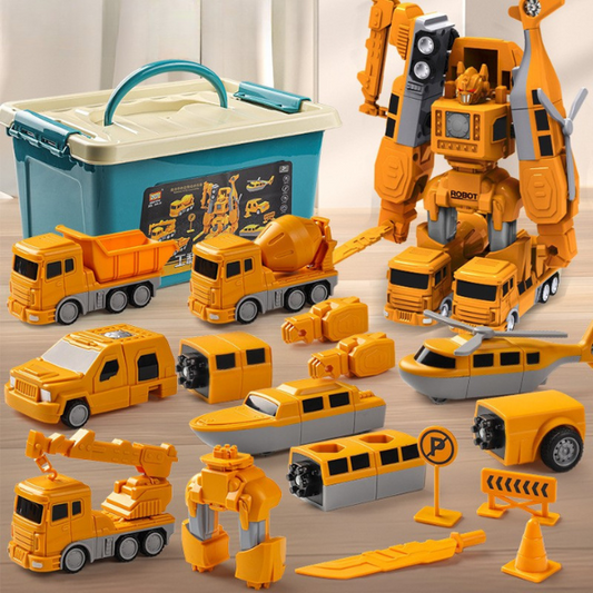 Magnetinis konstruktorius - robotas