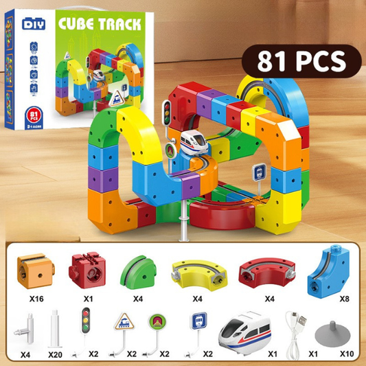 Magnetinė antigravitacinė trasa su traukinuku