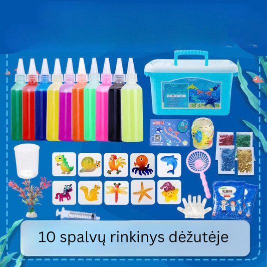 Stebuklingas vandens figūrėlių kūrimo rinkinys