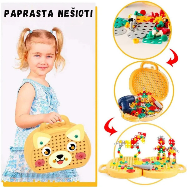 Montessori žaidimo įrankių rinkinys