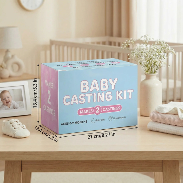 Kūdikio rankų ir pėdučių atspaudo liejimo rinkinys