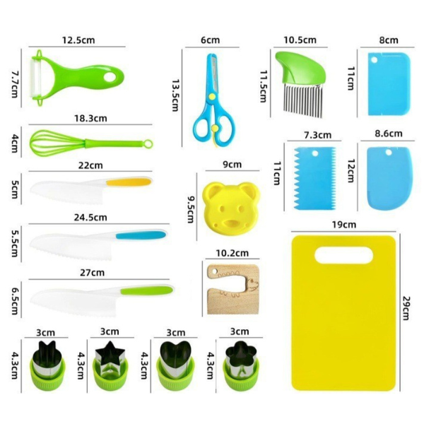 Montessori mažojo virtuvės pagalbininko rinkinys