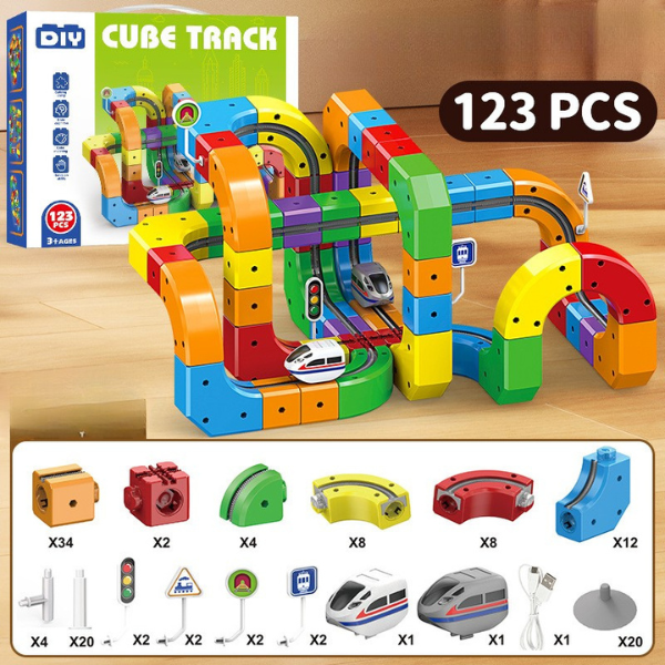 Magnetinė antigravitacinė trasa su traukinuku