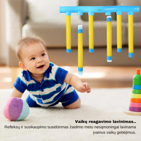 Reakcijos treniruočių žaidimas vaikams