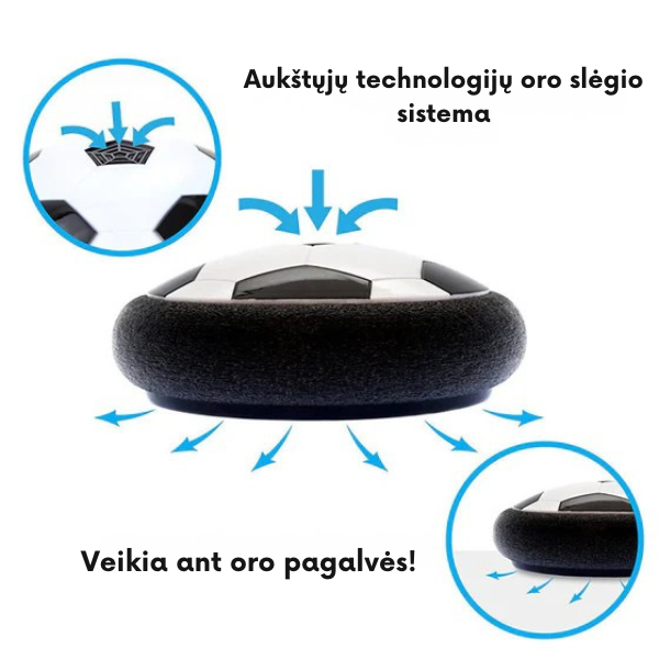 LED vidaus futbolo kamuolys