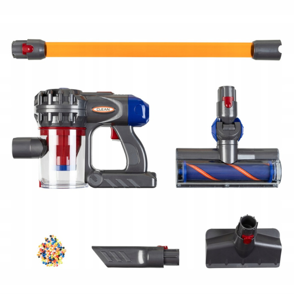 Vaikiškas belaidis dulkių siurblys 4 in 1 su garso efektais