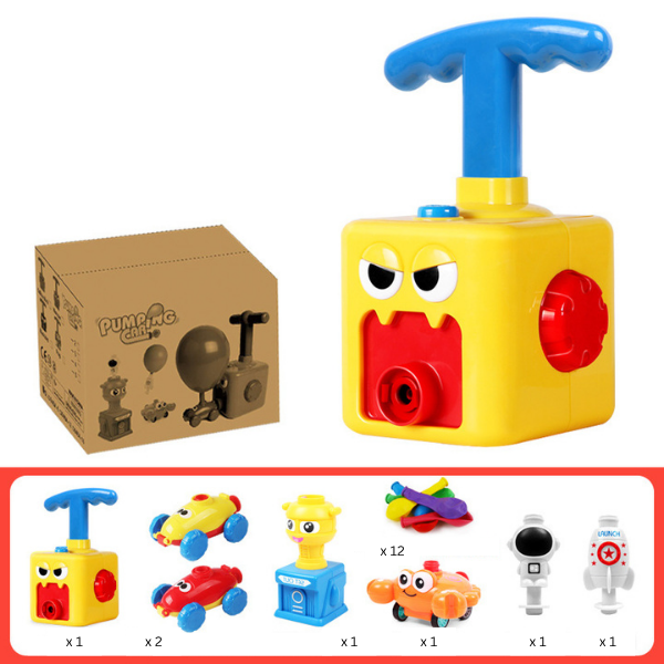 Balionu varomų mašinėlių paleidimo rinkinys