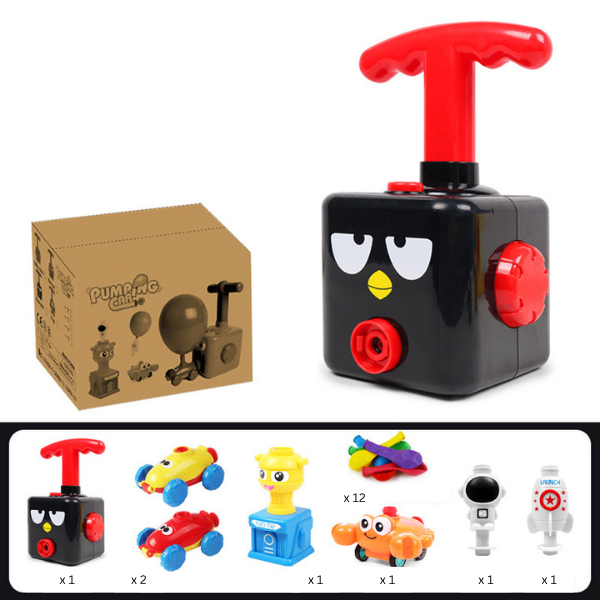 Balionu varomų mašinėlių paleidimo rinkinys