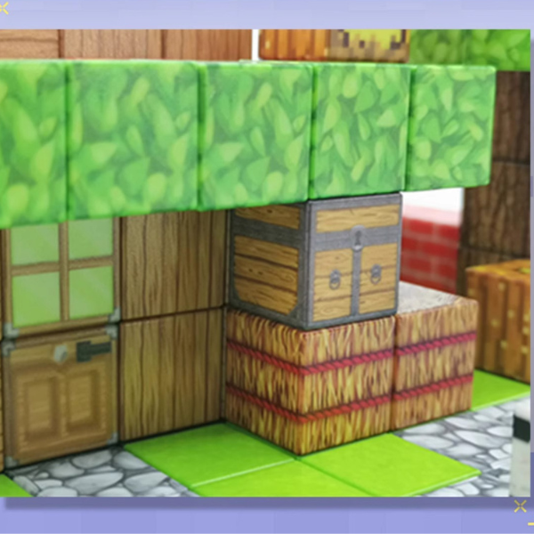 MINECRAFT magnetinių blokų rinkinys