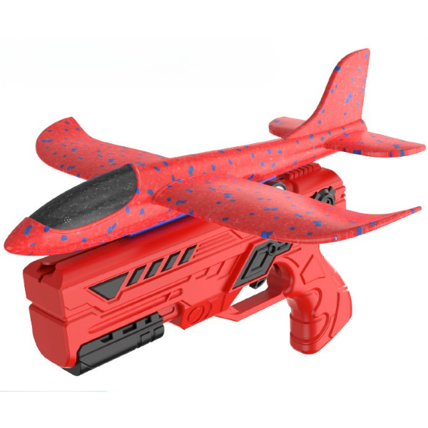 Interaktyvus skraidantis lėktuvas su paleidimo šautuvu