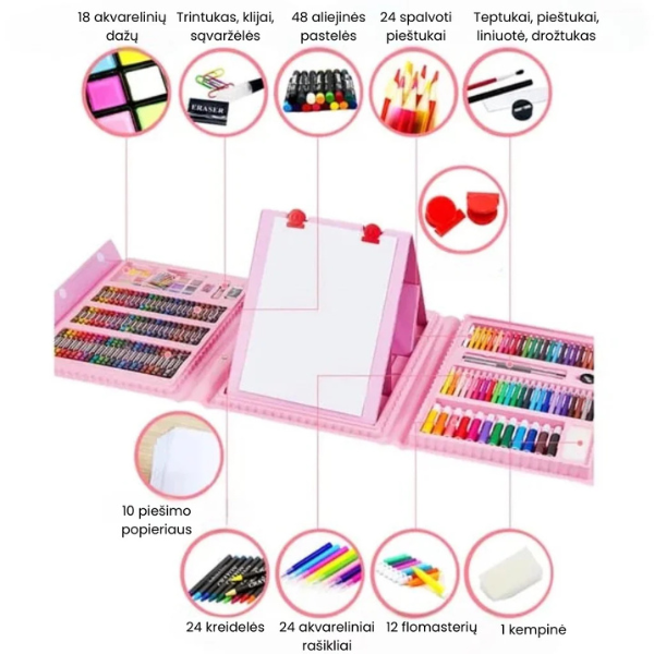 Vaikiškas piešimo rinkinys