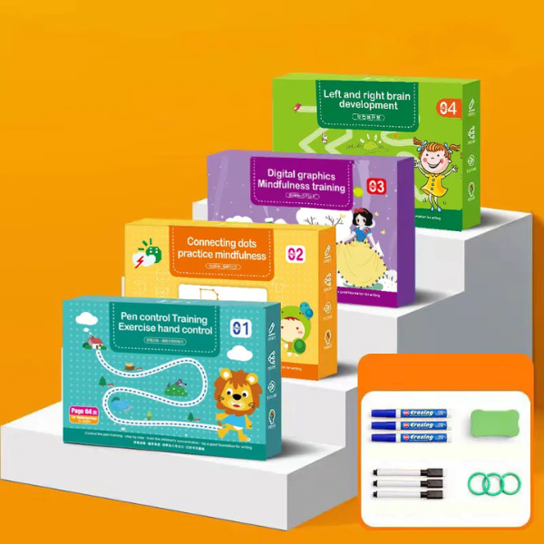 Magiškas rašymo ir braižymo pratybų rinkinys vaikams