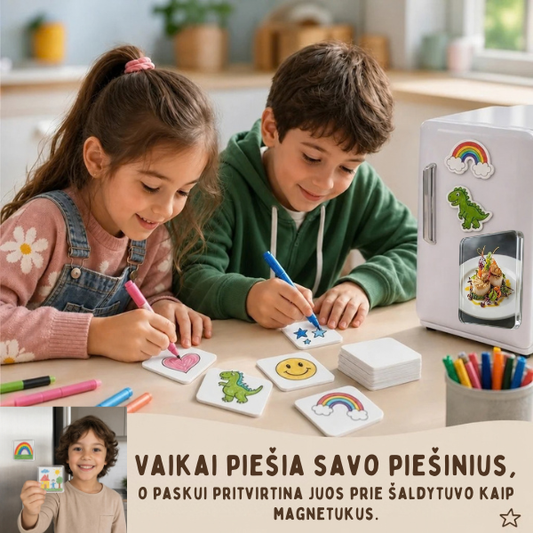 Skaidrūs magnetiniai nuotraukų rėmeliai