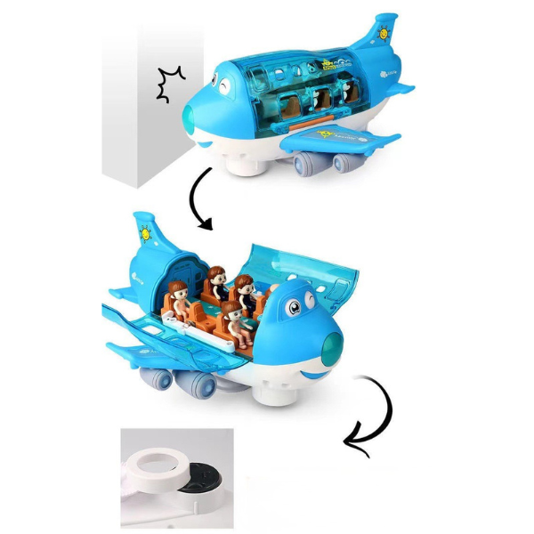 Interaktyvus lavinamasis žaislas - lėktuvas