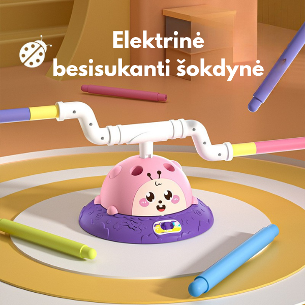 Boružėlės žaidimų karuselė - 2-in-1 žaidimas
